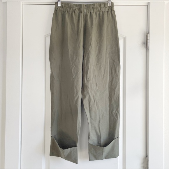 Zara Cropped Cuff Elastic Waist Pant - S - Picture 4 of 6